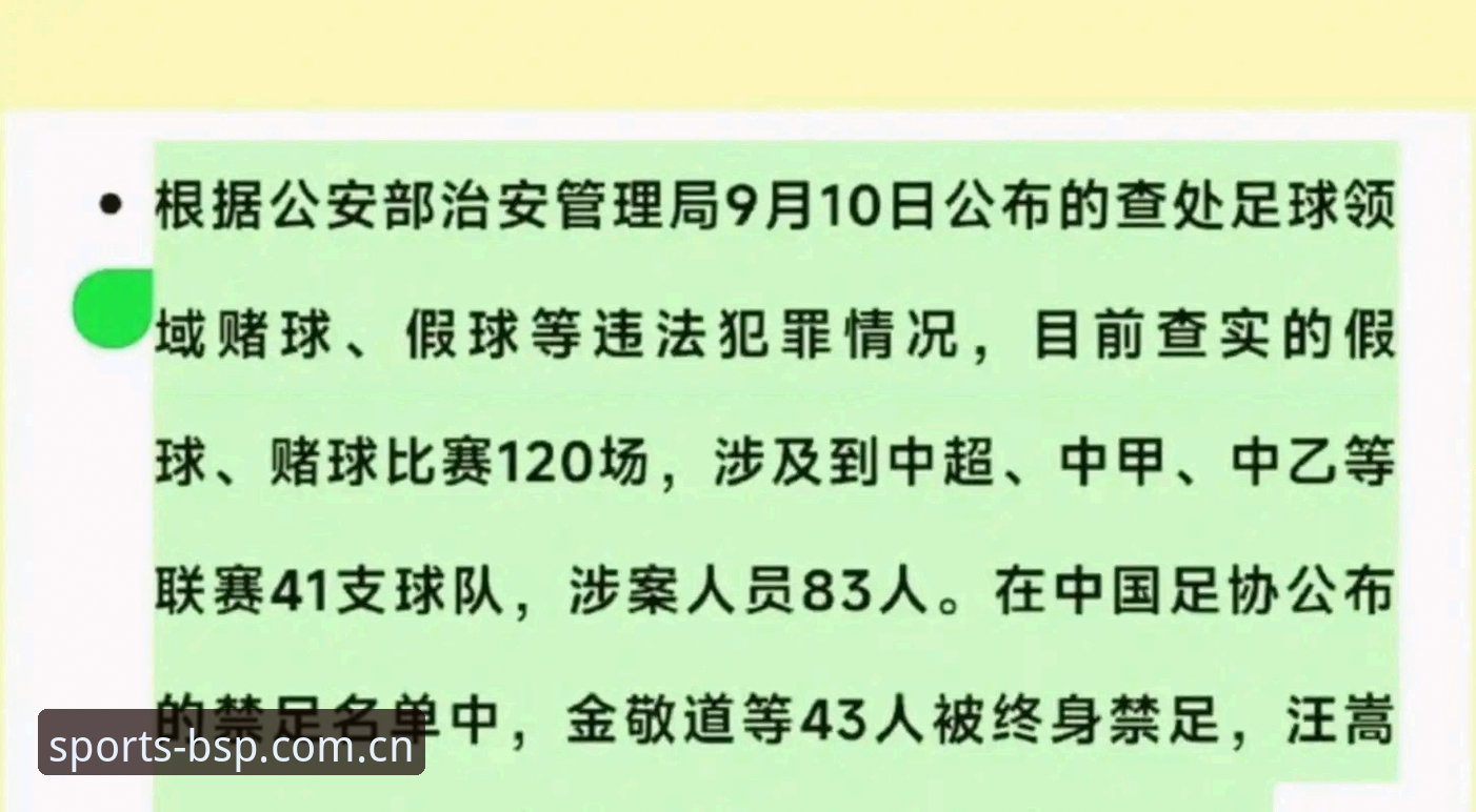 BSP欧冠直播 深度揭秘:中国足协第三批禁足名单背后的足球乱象与治理真相